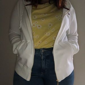 White hoodie